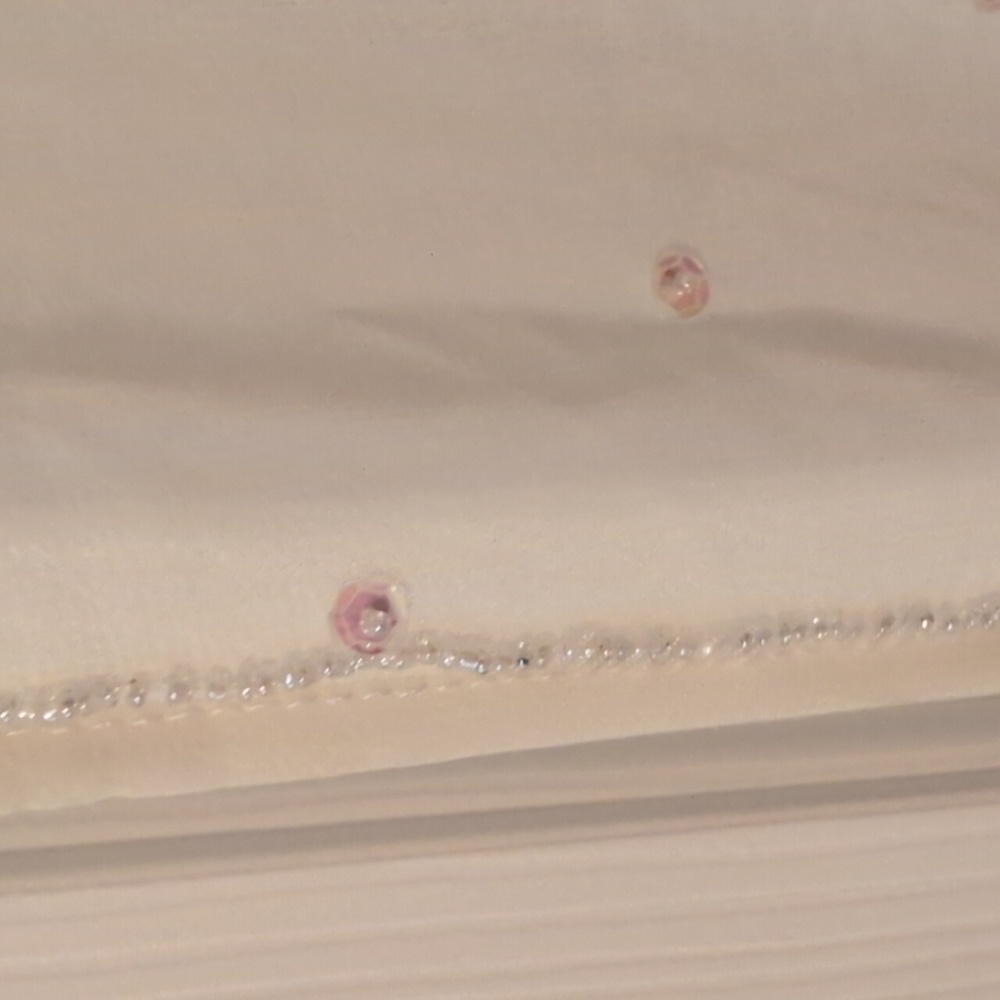 2 Elegant Sheer Scarves with Sequins Pnk1 - Picture 5 of 8